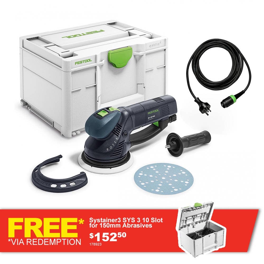 Lixadeira excêntrica 3 em 1 FESTOOL 150 mm 576019