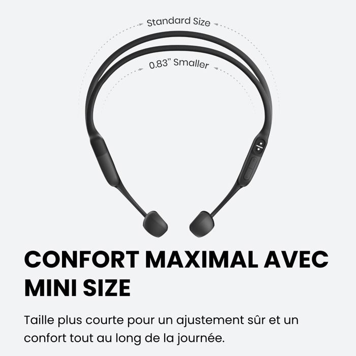 Auriculares Shokz OPENRUN MINI USBC NEGROS