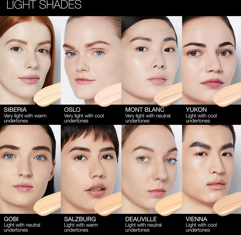 base NARS Light Reflecting™ é uma base radiante que proporciona um aspecto natural.