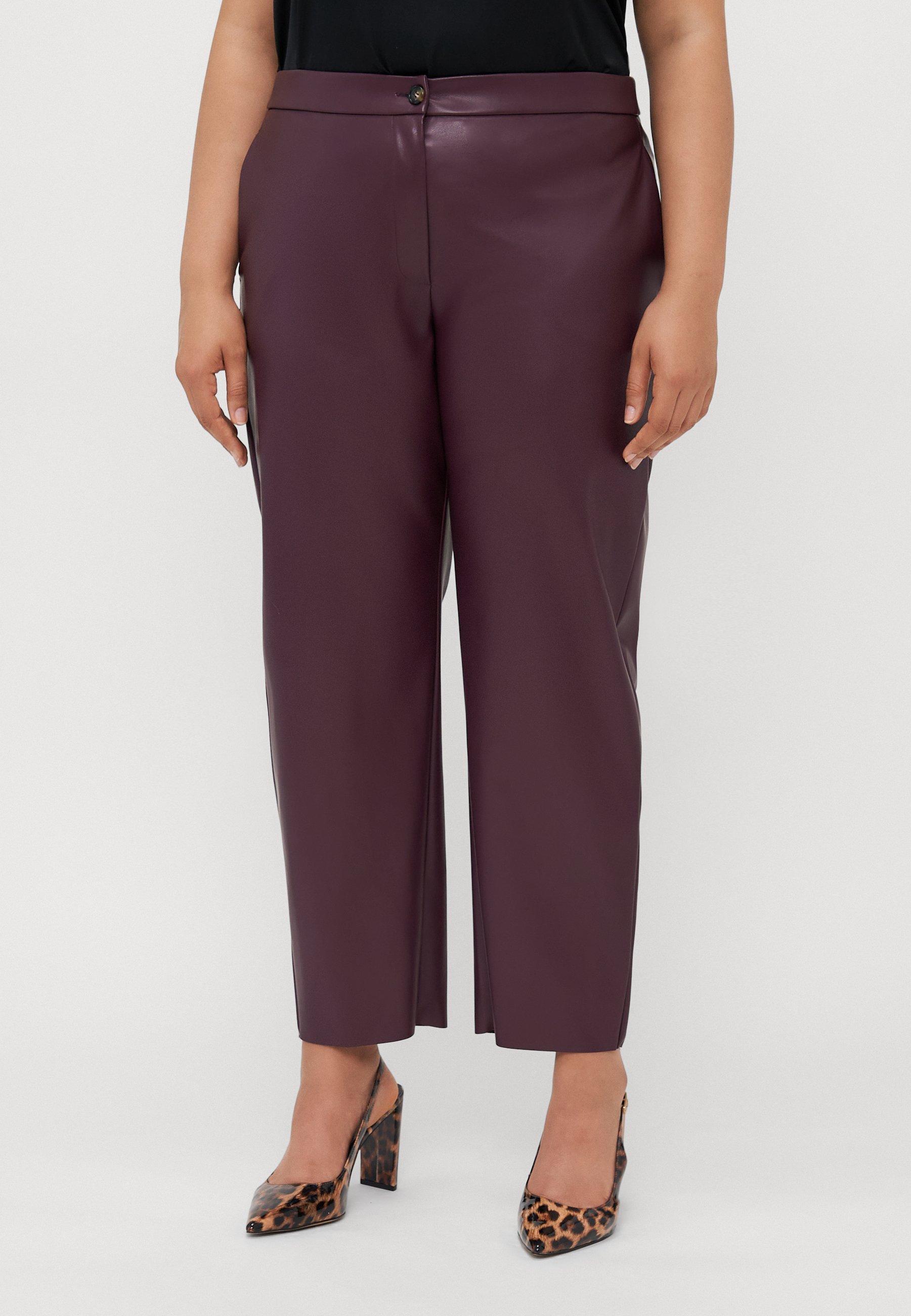 Persona by Marina Rinaldi OCCHIO - Broek - roodbruin