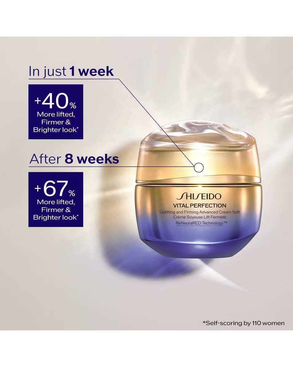 Cremă avansată SHISEIDO Vital Perfection Uplifting and Fermity Soft