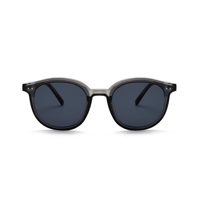 Lunettes de soleil Hommes -Lunettes de soleil à la mode et tendance, avec protection UV polarisée-Cadre gris clair avec flocons