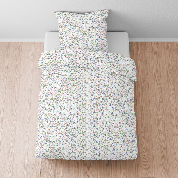Renforce Bettwäsche, 155 x 220 cm, Punkte