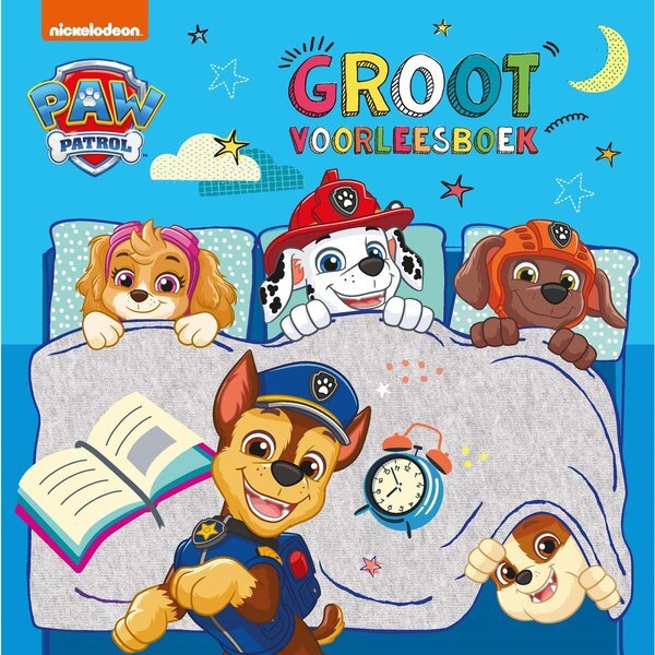 Veľká kniha na čítanie nahlas - Detská kniha Nickelodeon Paw Patrol<br>Hra v holandskom jazyku