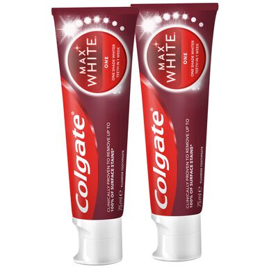 Colgate Max White -valkaiseva hammastahnapakkaus 2 x 75 ml 2 x 75 ml