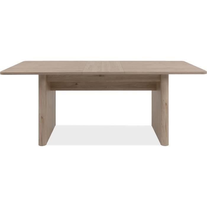 Uitschuifbare tafel - SAI - Rechthoekig - 10 personen - 160/200 x 75 x 90 cm - Jackson Hickory