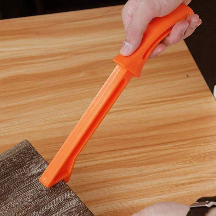 4 varillas de seguridad de plástico para empujar, accesorios para sierra de mesa para carpintería (naranja)