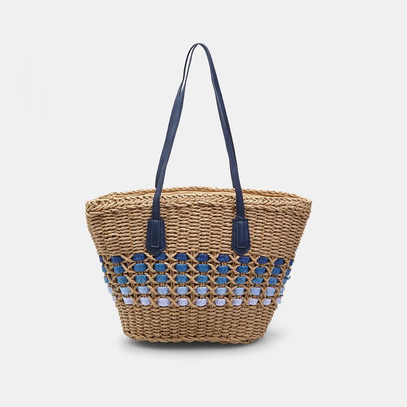 BATA dames shopper van raffia
