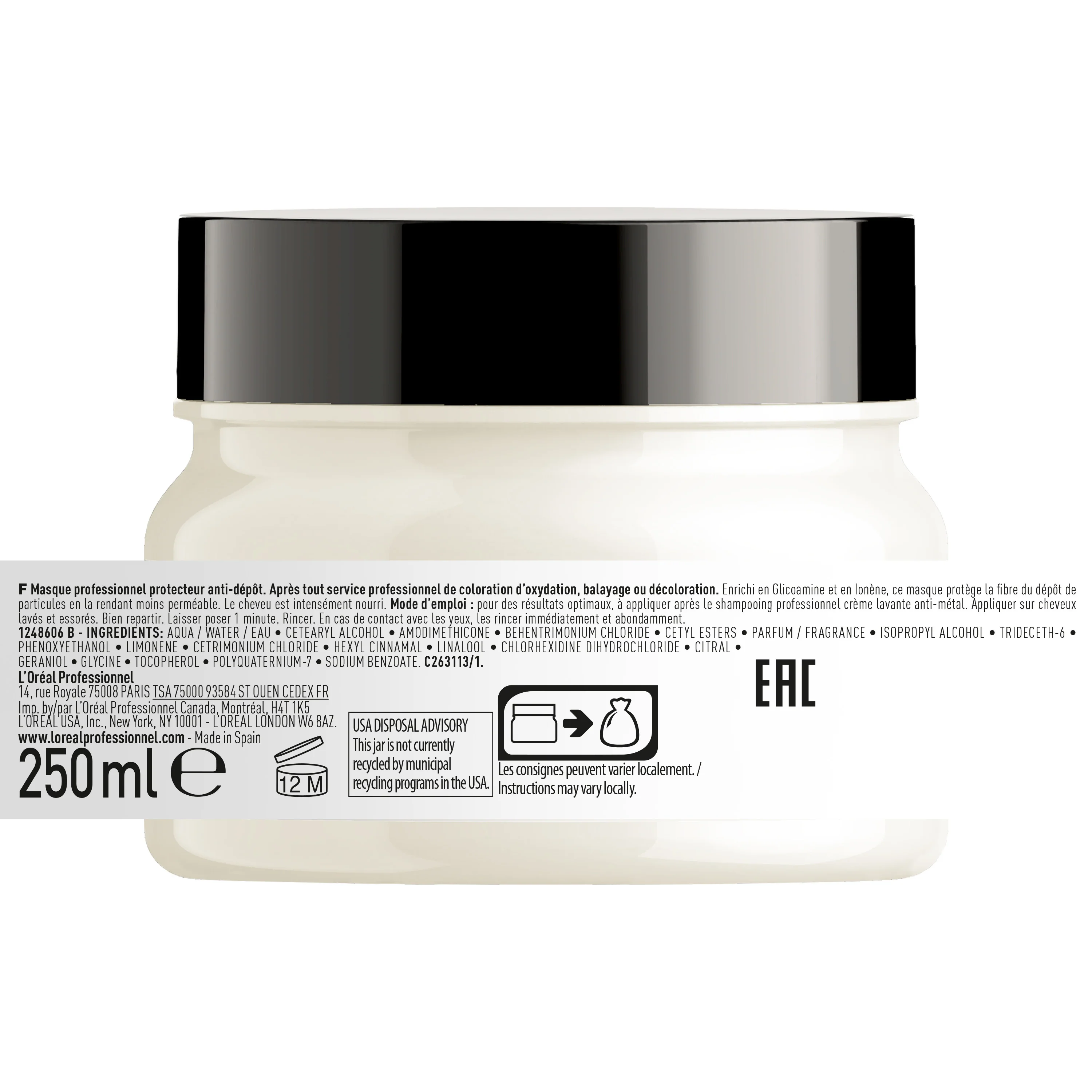 SERIE EXPERT New Metal Detox Mask - Maschera Detossinante Capelli