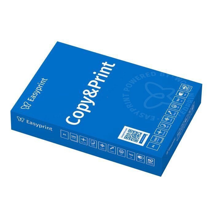 Easyprint Papier pour imprimante et photocopieur 2000 feuilles 4 x 500 A4 blanc premium, certifié PEFC