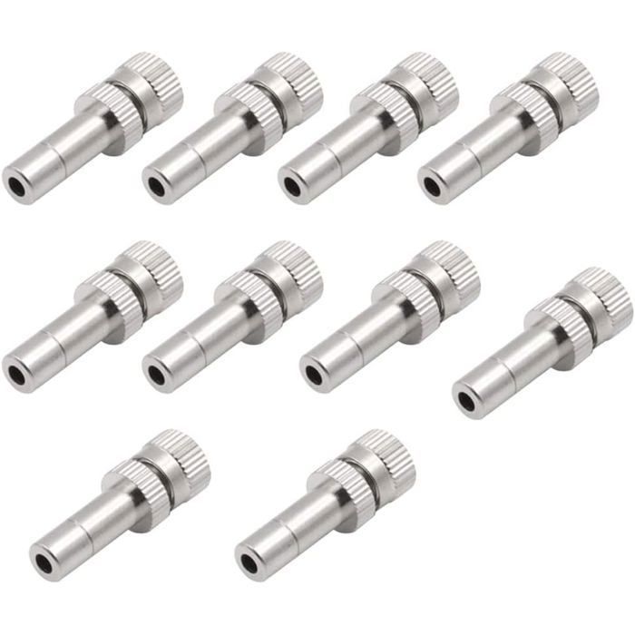 Lot de 10 buses de brumisation de 6 mm à connexion rapide pour le jardinage - 0,15 mm BRUMISATEUR D'EXTERIEUR