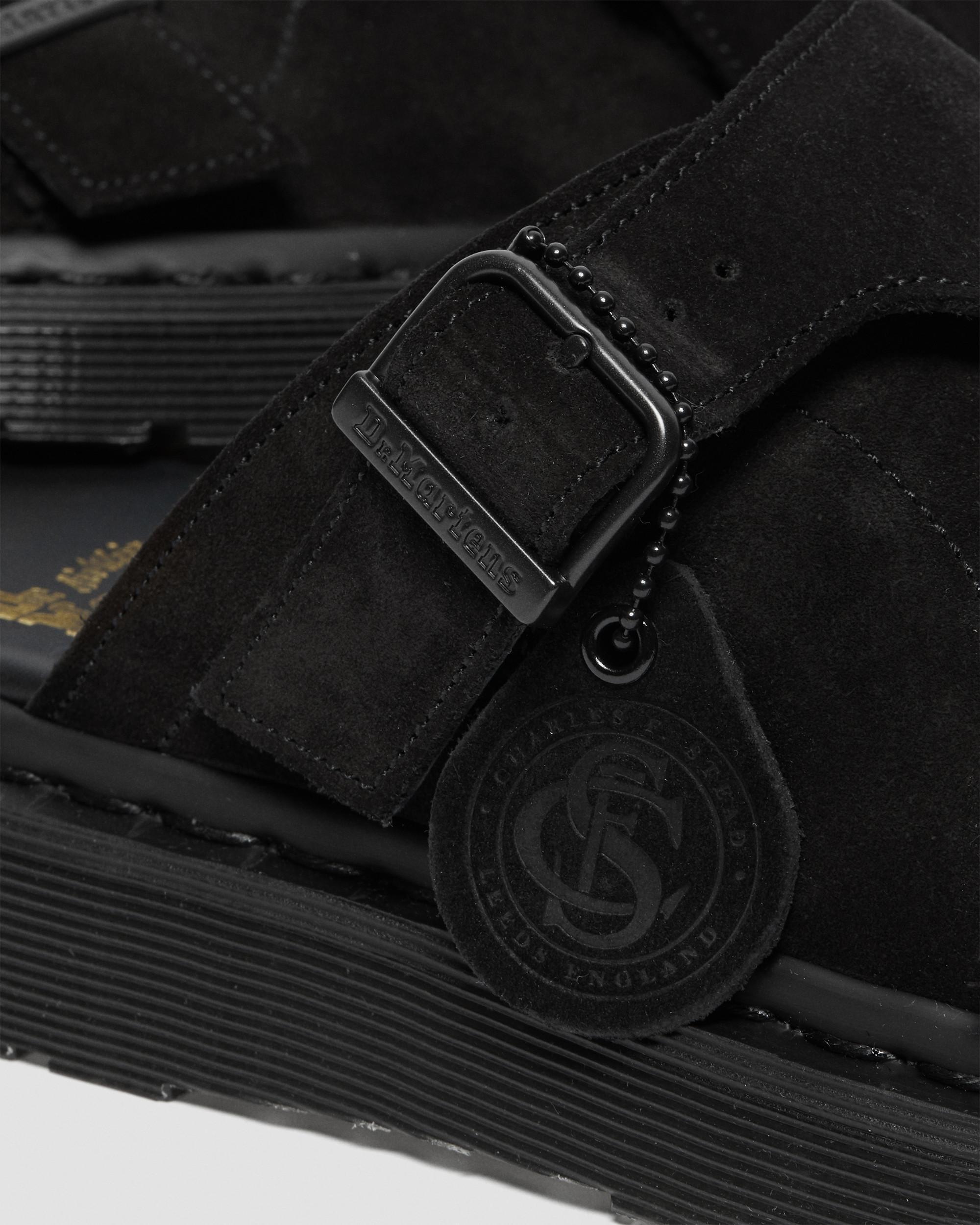 Dayne Made in England Wildleder Slip-on Sandalen