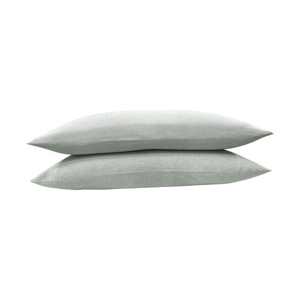 Pellavameleeratut tyynyliinat, 2 kpl, sininen