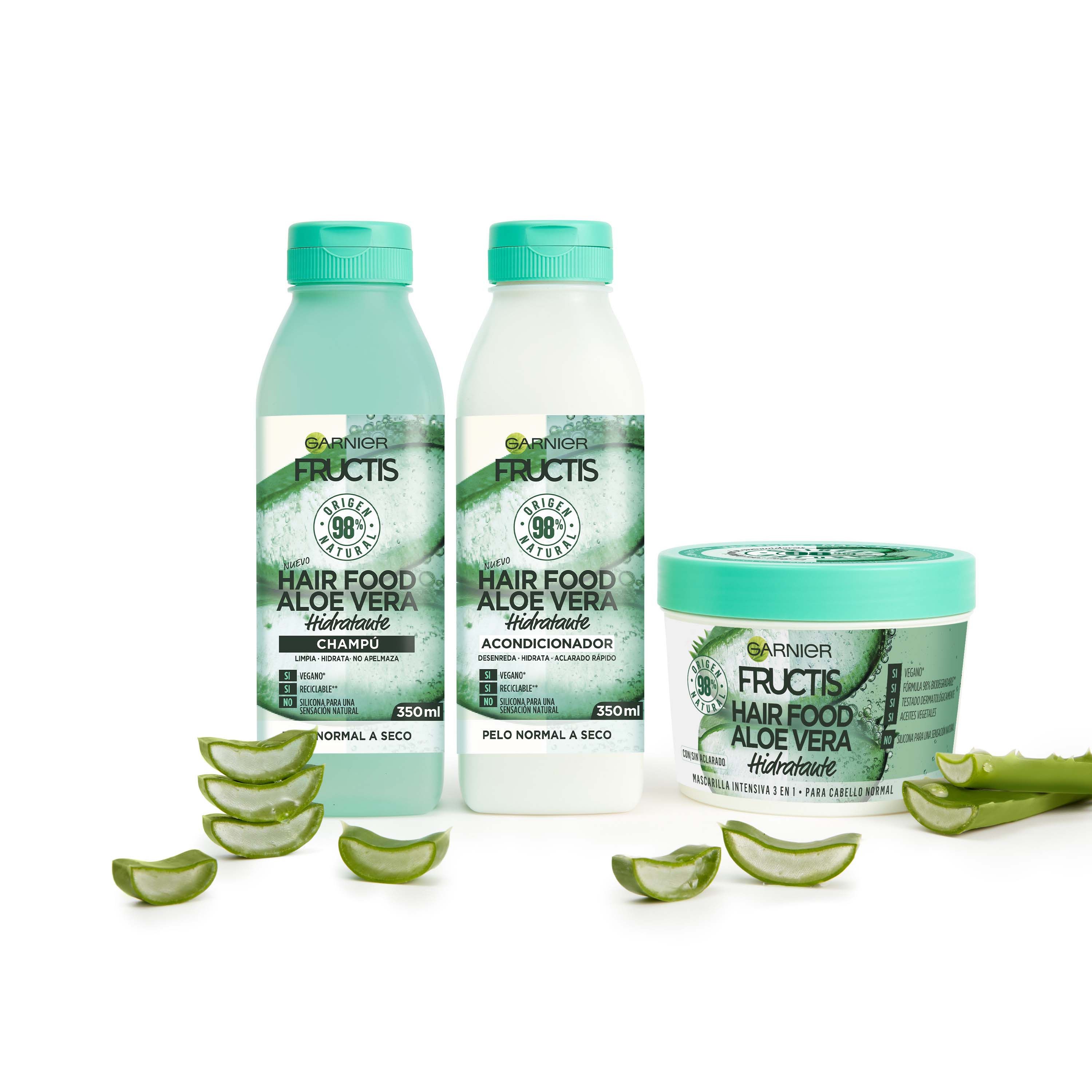 Fructis Hair Food Aloe Vera mitrinošais kondicionieris Kondicionieri bez silikona