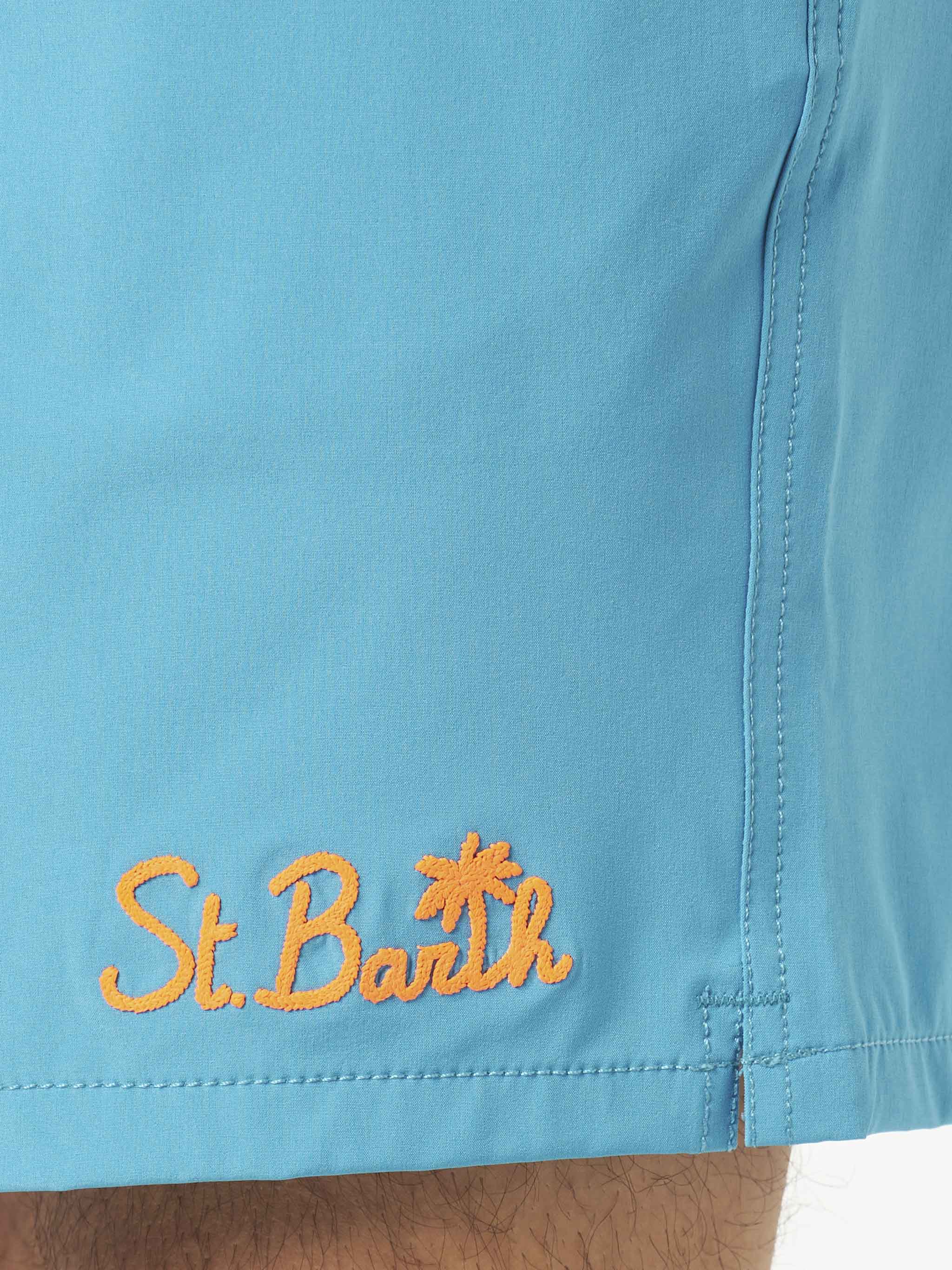 Costume da bagno da uomo comfort colore azzurro