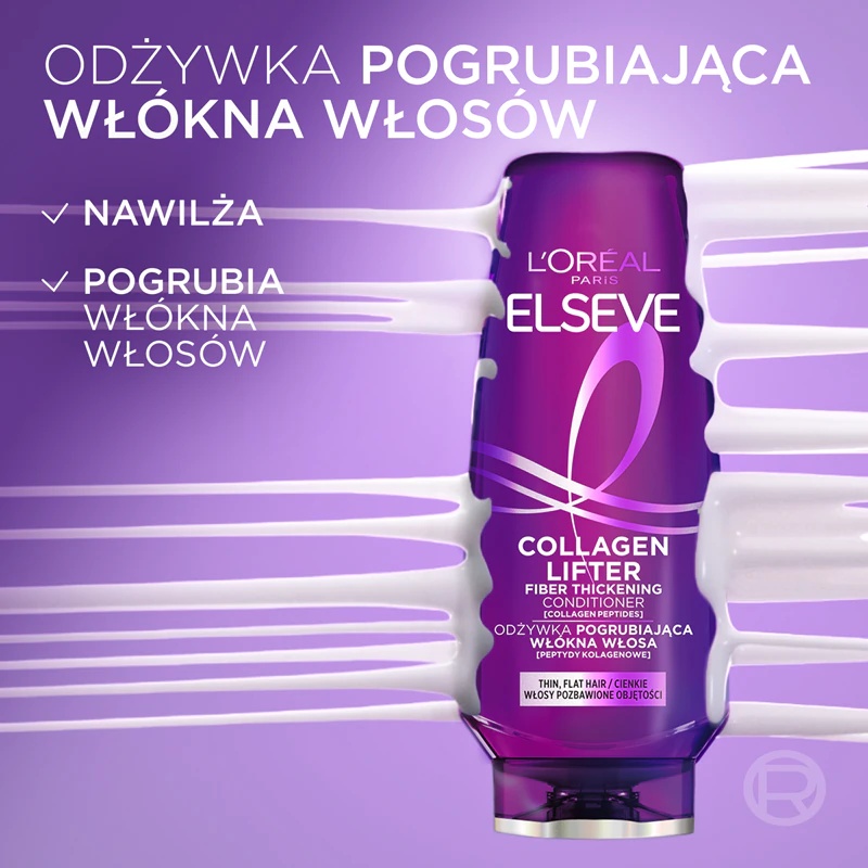 L'Oréal Paris Elseve Collagen Lifter balzam za volumen in krepitev las