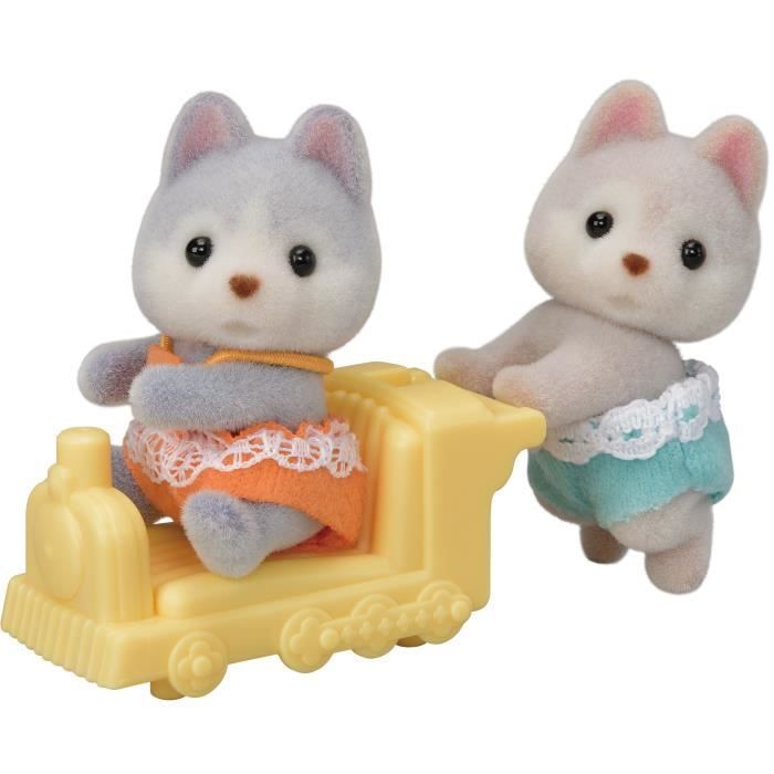 Mini Universo - Sylvanian Families - I gemelli Husky - Arancione - Unisex - Età 3+