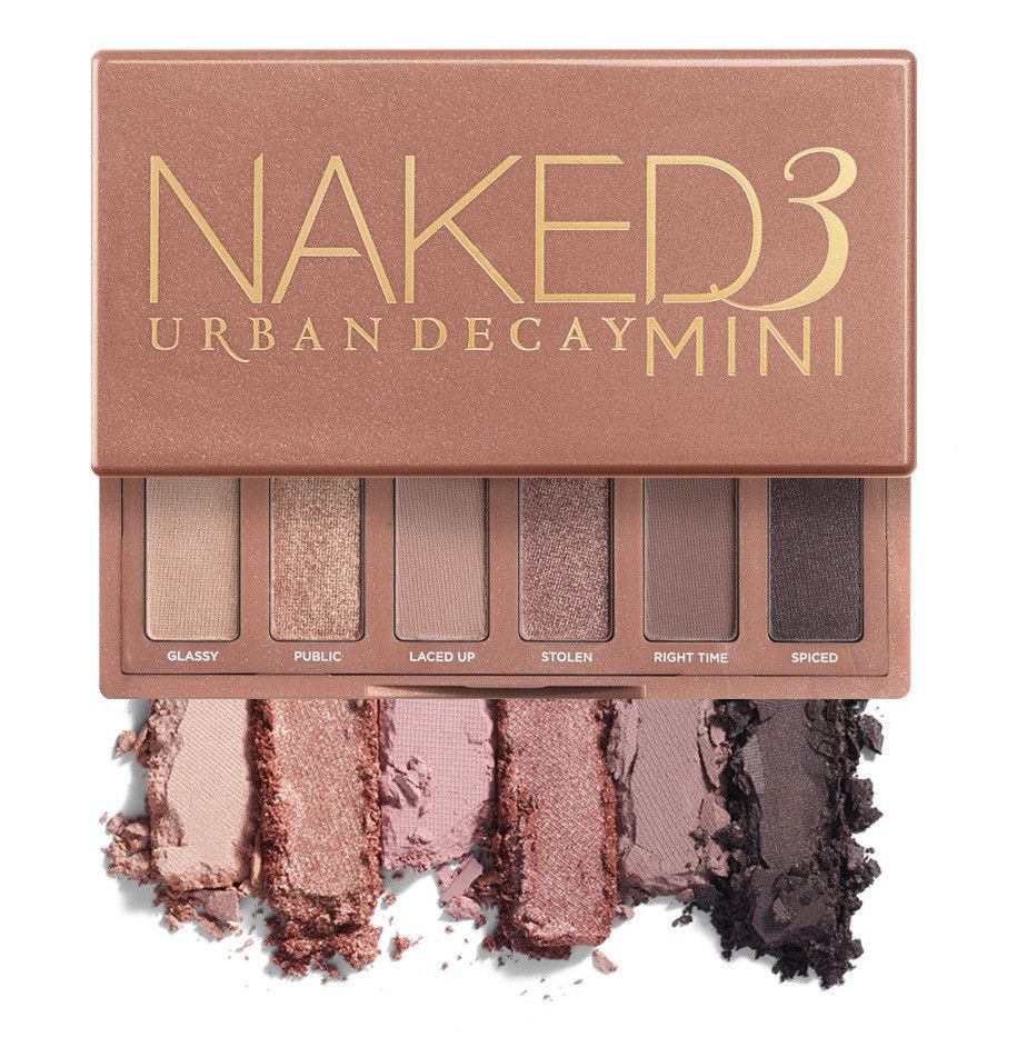 Naked 3 Mini acu ēnu palete Greznas acu ēnas