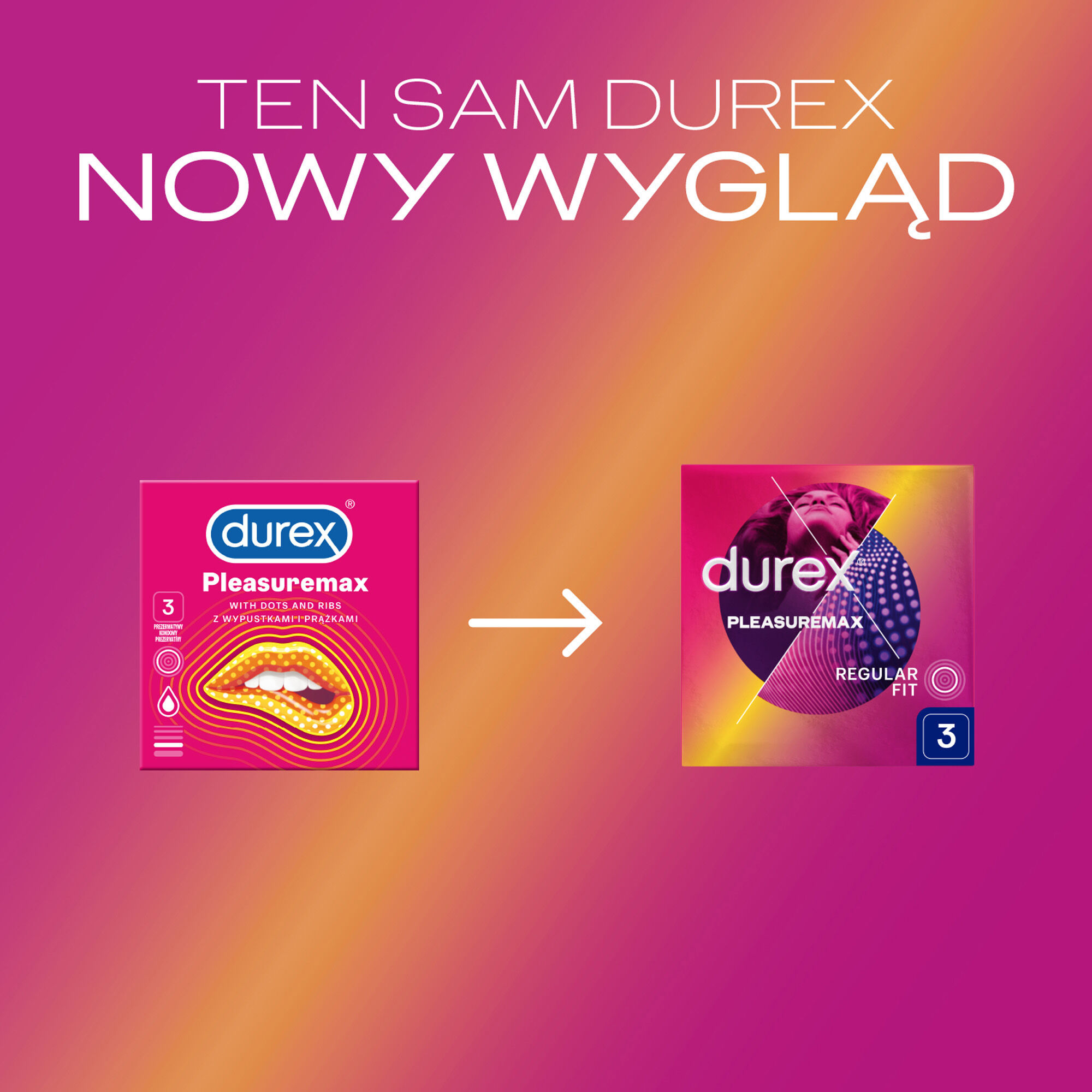Durex kondomi 3 kom Pleasuremax