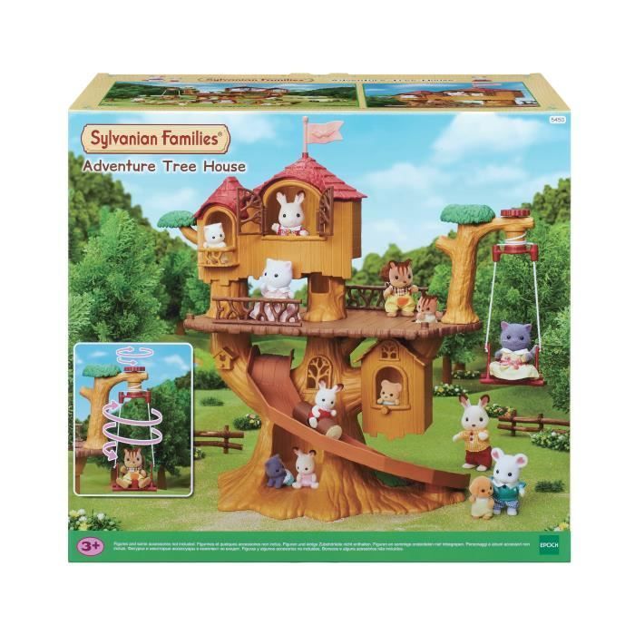 SYLVANIAN FAMILIES - Casa sull'albero - Vacanze - Altalena e scivolo per bambini