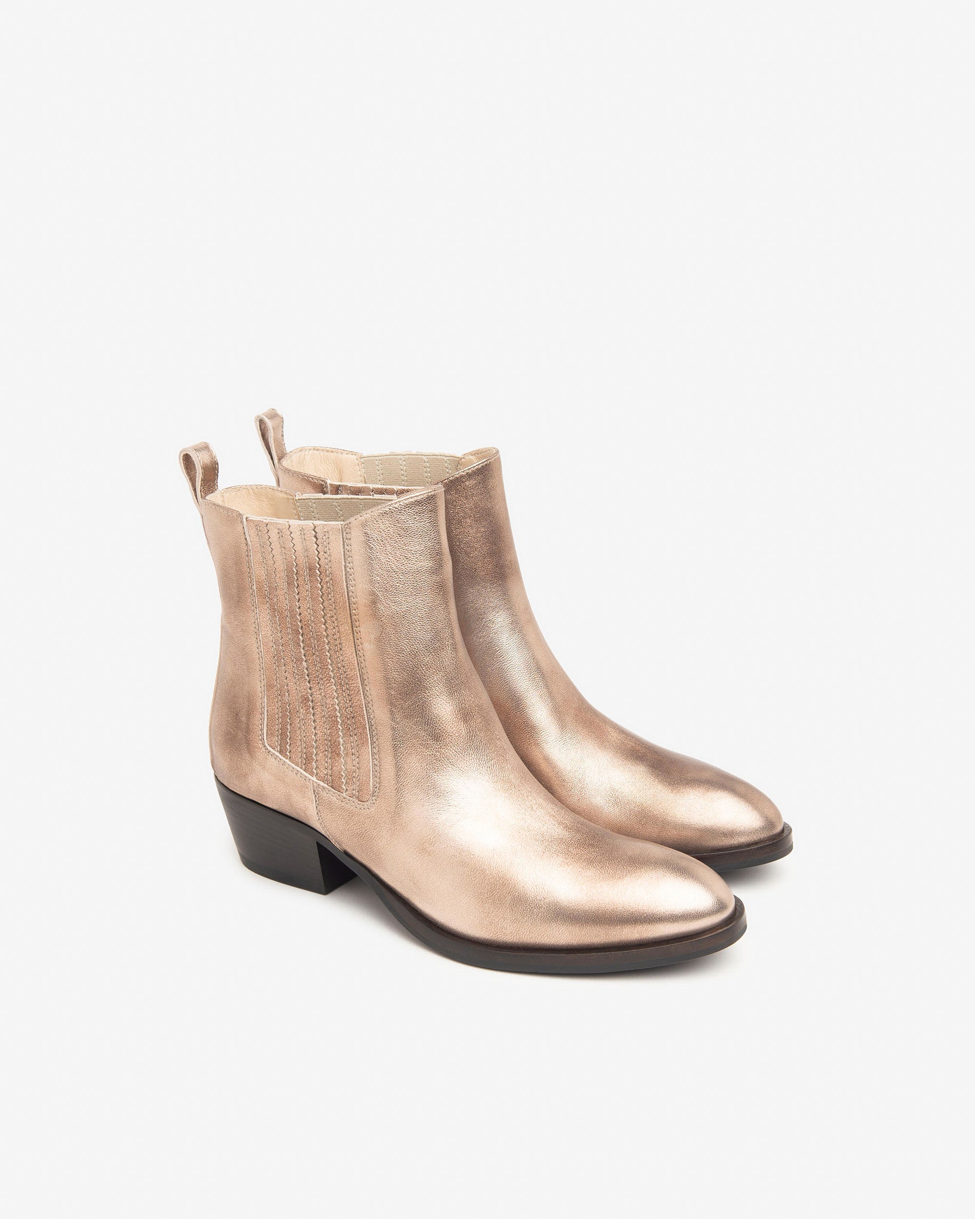  Chelsea-Boots aus Leder für Damen