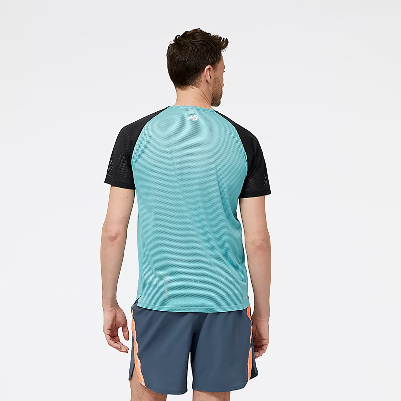 Accelerate Pacer Kurzarm-T-Shirt für Herren – Verwaschenes Türkis