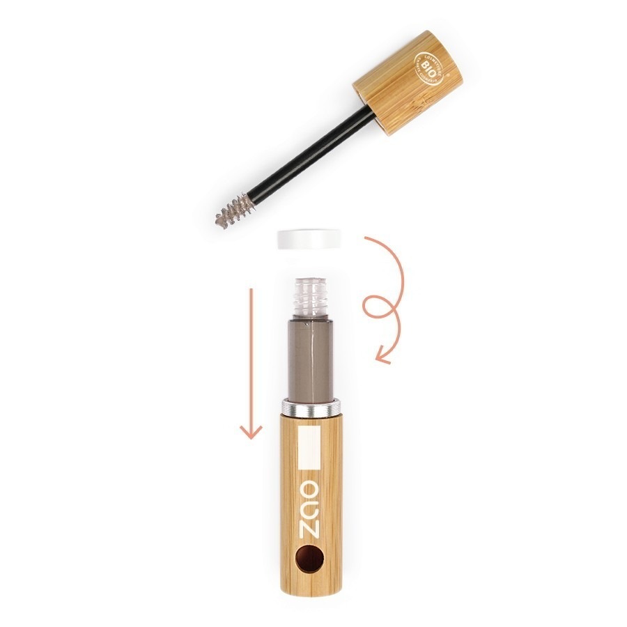 ZAO Gél na obočie a maskara na obočie 051 Blond ZAO – 3,6 ml