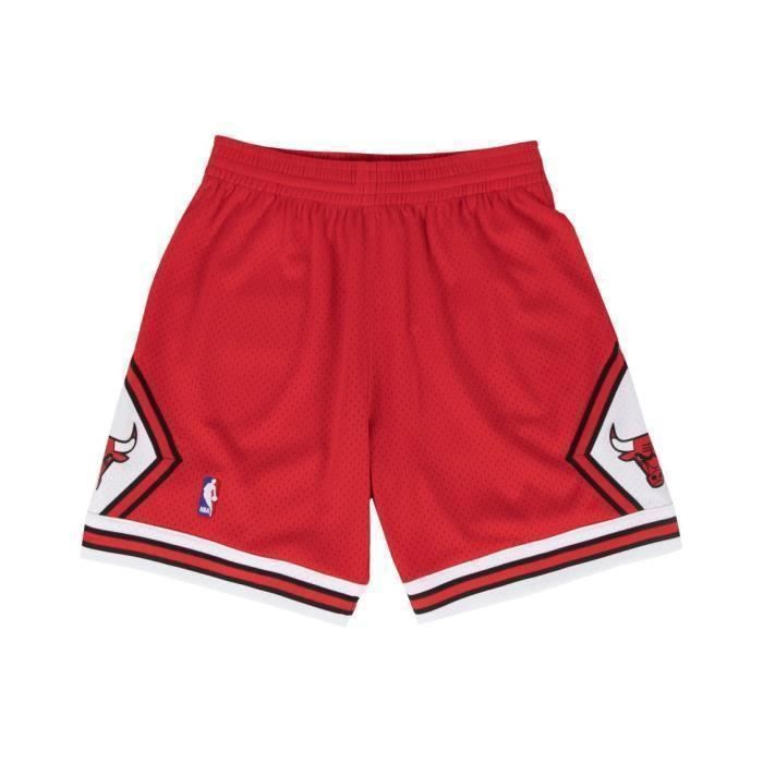 Shorts - Mitchell & Ness - Chicago Bulls - Corail - Adulte - Sans manche