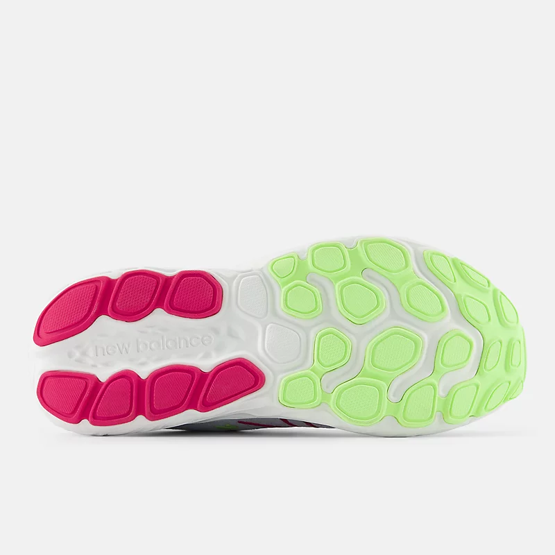 Pianka Fresh Foam X EVOZ v3 dla kobiet – biała z odcieniem karnawałowego różu i wybielonej limonki