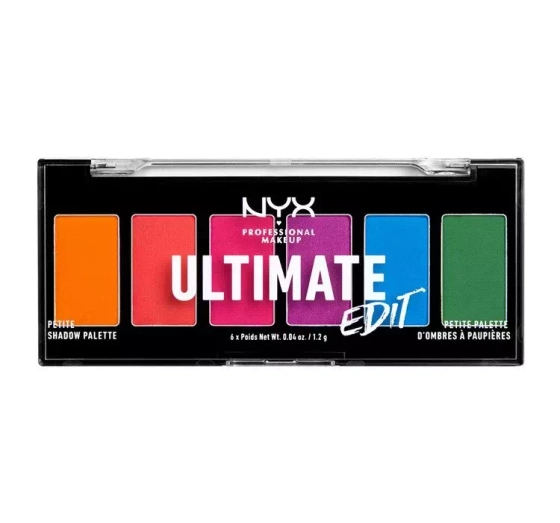 NYX Professional Makeup Ultimate Edit paleta cieni Brights 7,2 g