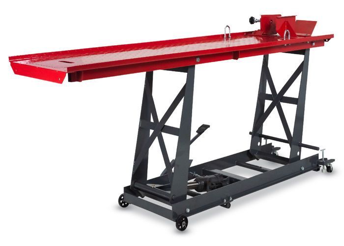 Mobile manual/mechanical motorcycle lift 450kg 2150x520 mm MW Tools TPSL420