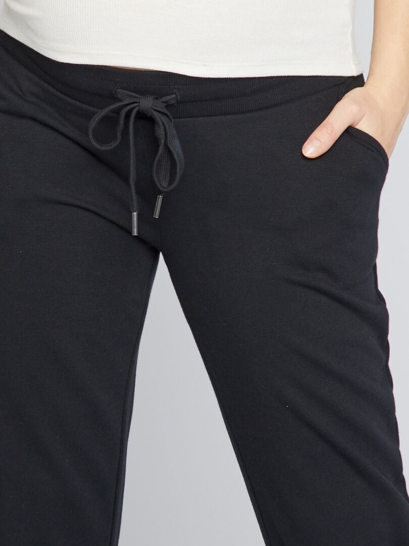Calça de moletom para gestantes - PRETA