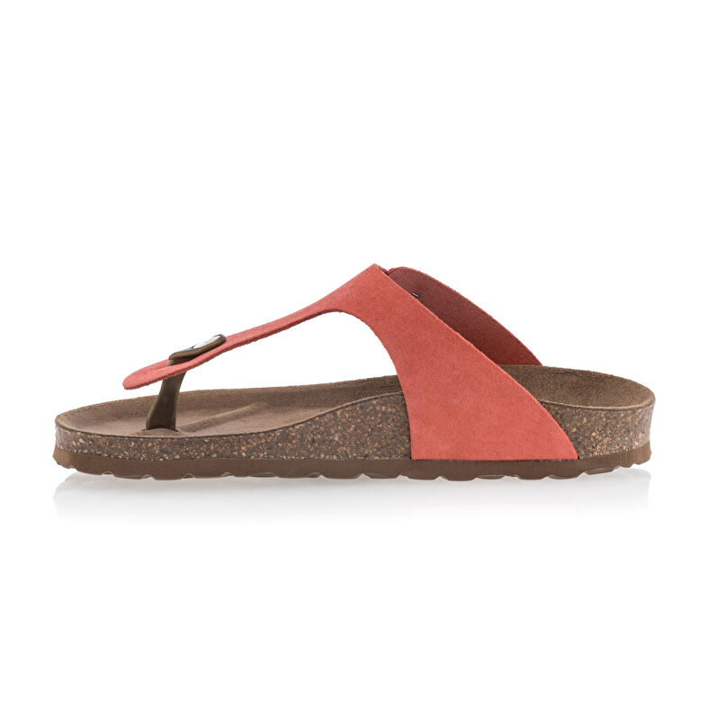 Sandalias naranjas para mujer / Zapatos de punta abierta
