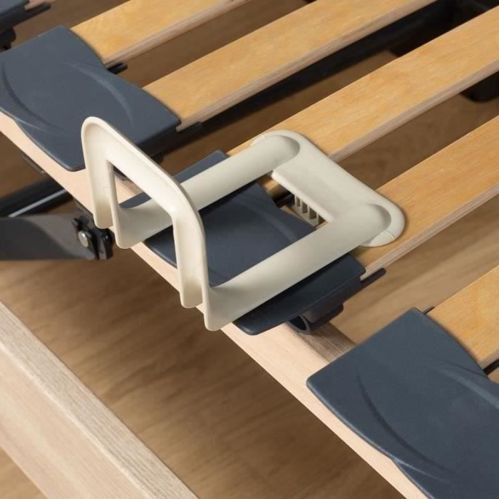 Ensemble relaxation matelas + sommiers électriques 2x70x190cm - Mousse - Ferme - TALCA Fabrication française