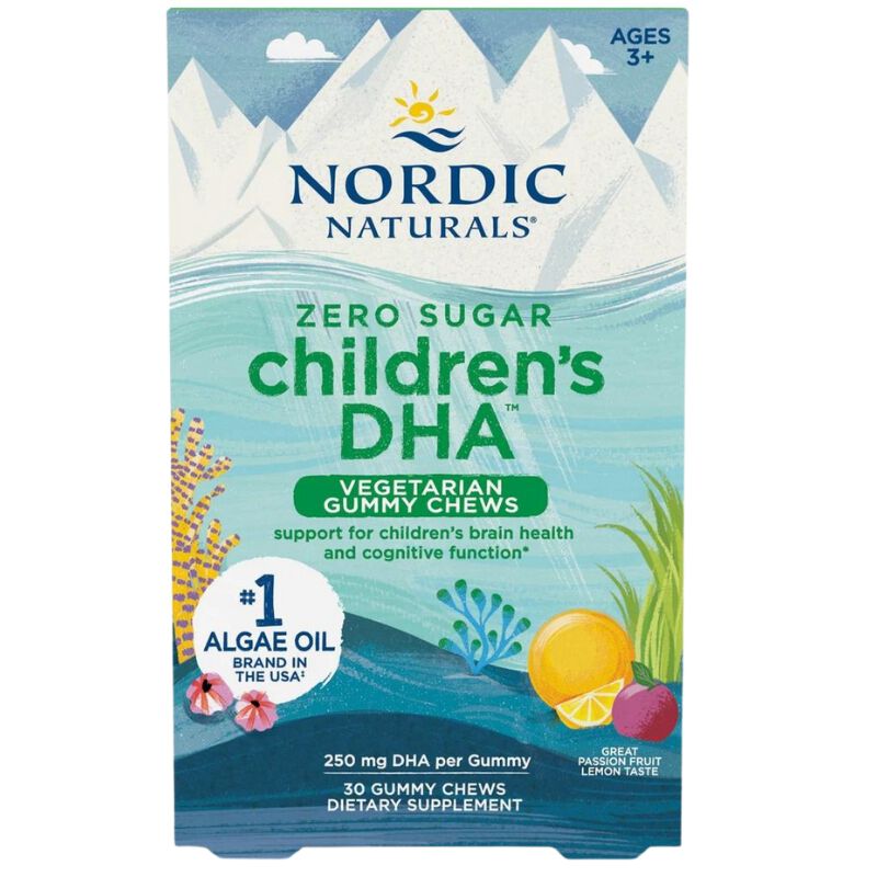 Nordic Naturals bērnu DHA veģetārās gumijas košļājamās tabletes