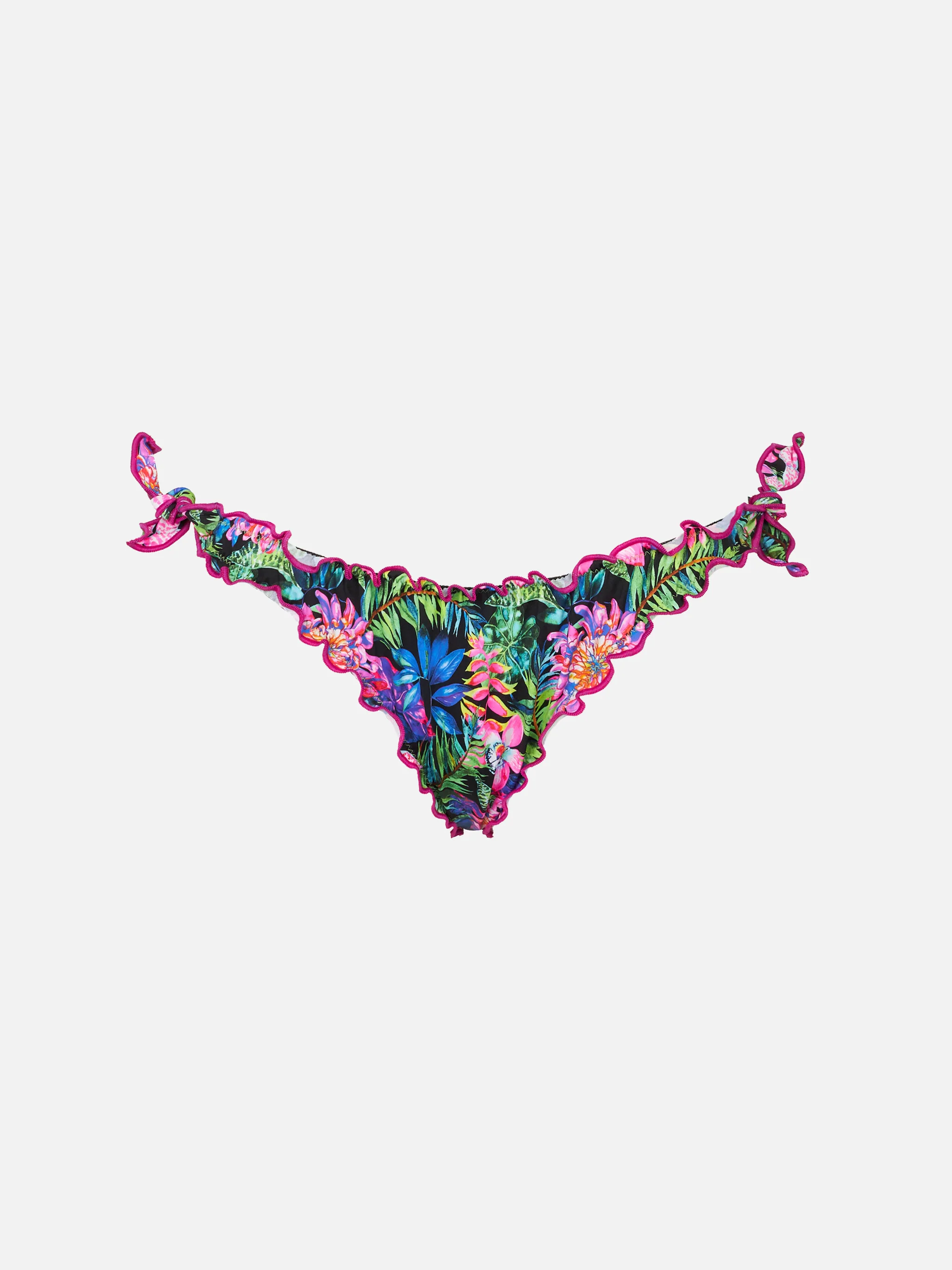 Estampado floral integral en un banco de arena