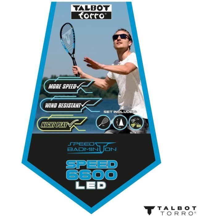Conjunto Speedbadminton - SCHILDKRÖT - Conjunto SPEED 6600 LED