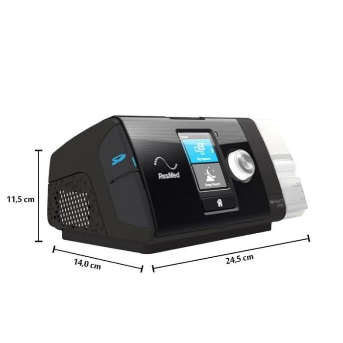 CPAP APAP ResMed AirSense 10 AutoSet et Humidificateur - Noir - Écran 7