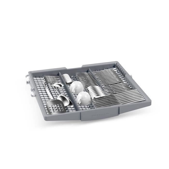 Lavavajillas independiente BOSCH SMS2HVI02E SER2 - 14 servicios - Inducción - 60 cm de ancho - 46 dB - Cajón para cubiertos - Acero cepillado