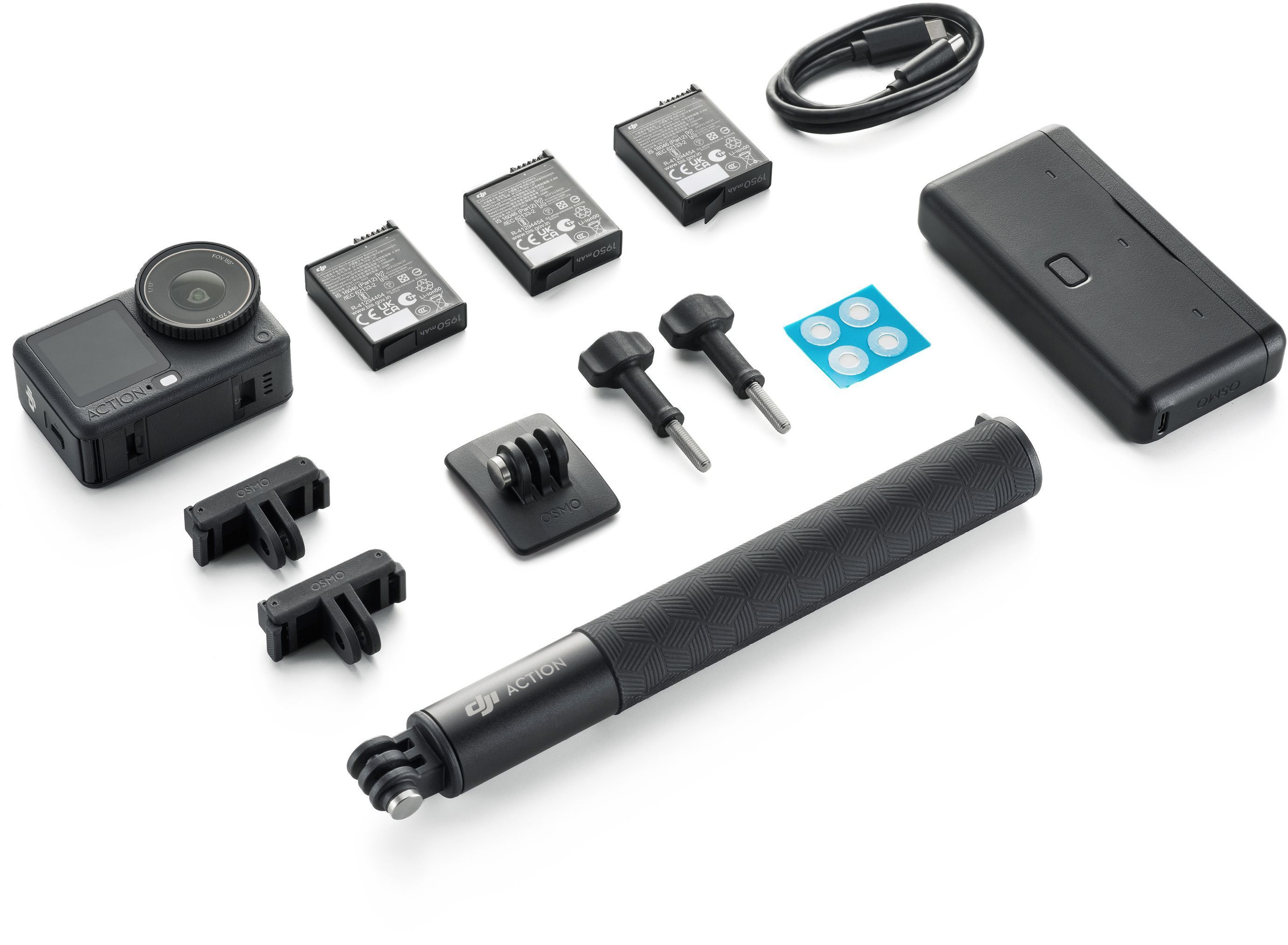 Videocamera d'azione - DJI - Osmo Action 6 Adventure Combo - Sensore da 1/1,1