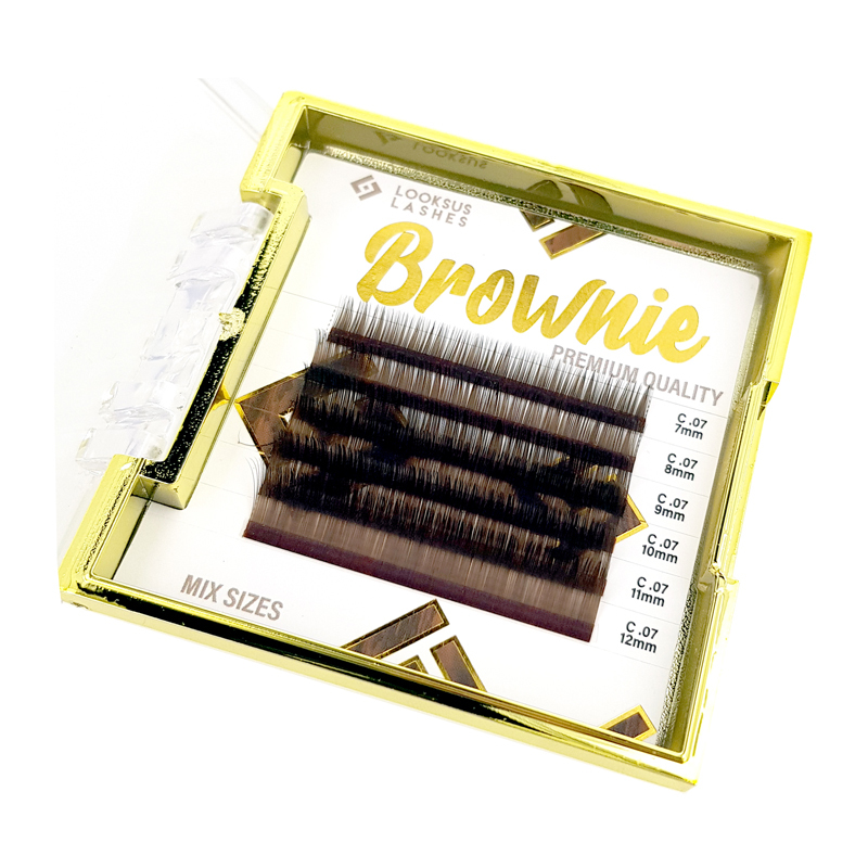 Looksus Lashes Brownie 0,07 Dark Brown