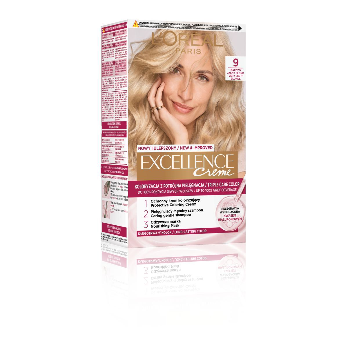 L'Oréal Paris Hårfärg 9 Mycket Ljusblond Excellence Creme
