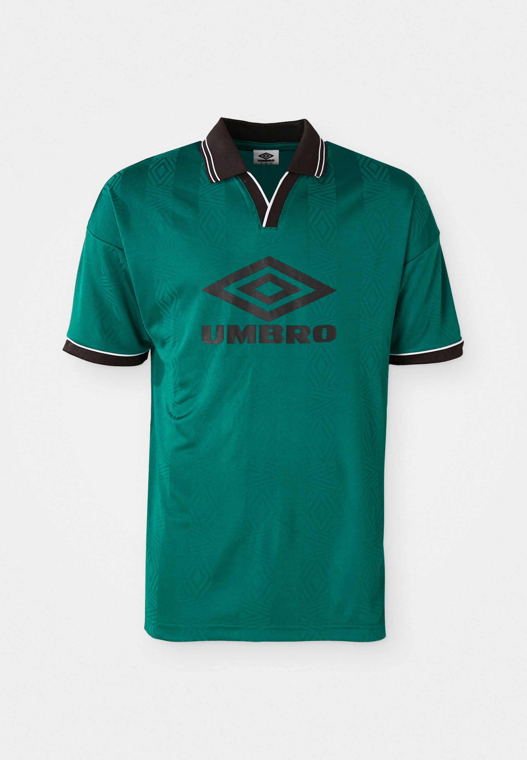 Umbro BOXY FOOTBALL UNISEX - Poloshirt - groene jas/ganache/briljant wit