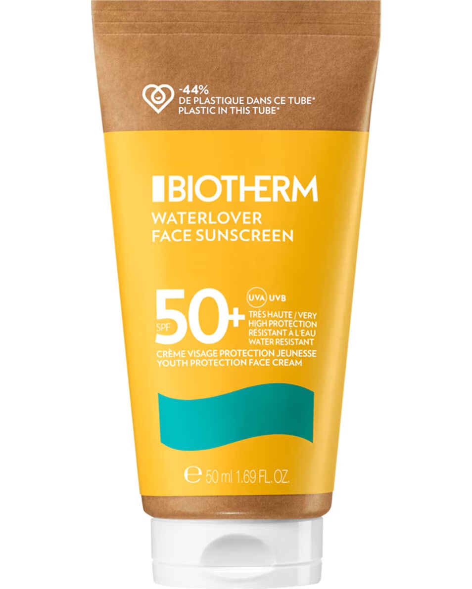 BIOTHERM WATERLOVER KREMA ZA SONČENJE PROTI STARANJU OBRAZA ZF 50