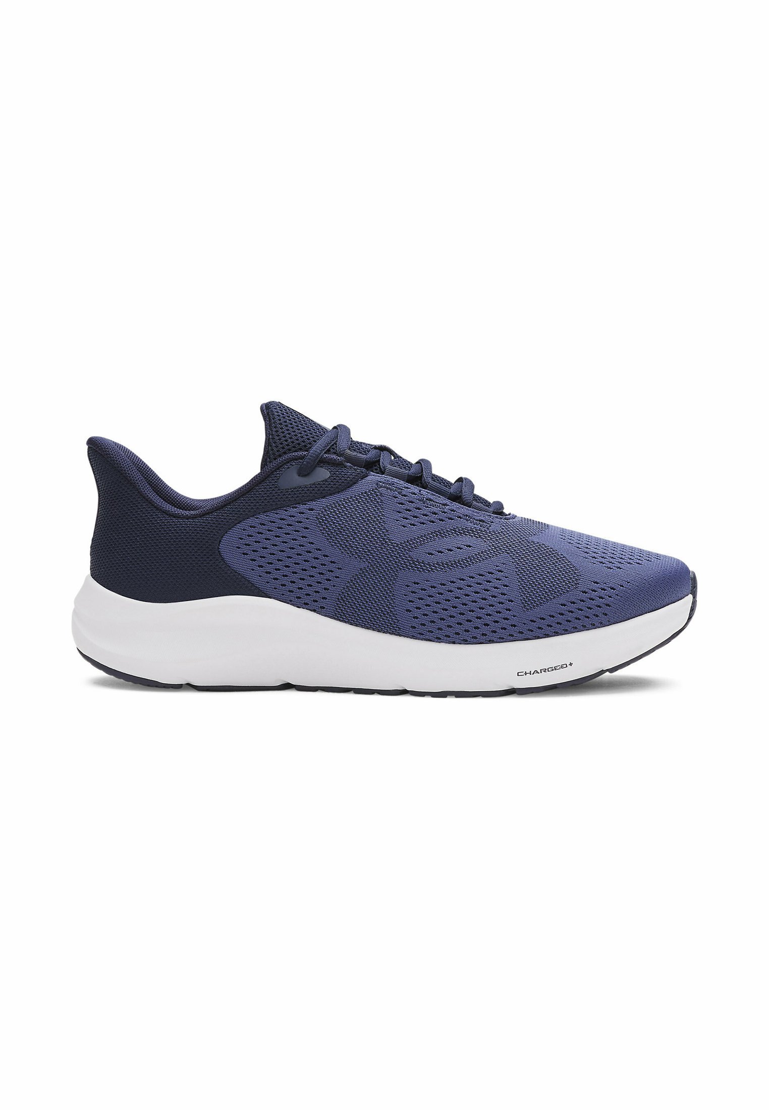Under Armour PURSUIT 4 BIG LOGO - Hardloopschoenen voor op de weg - middernachtblauw