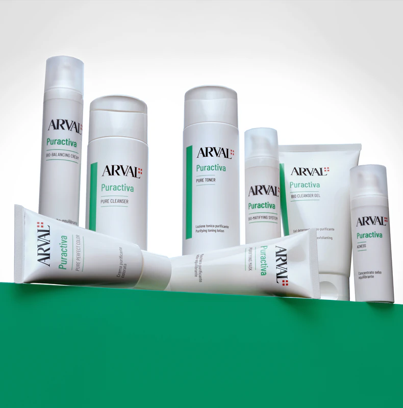 Creme de limpeza Arval Puractiva Bio-Balancing com efeito regenerador