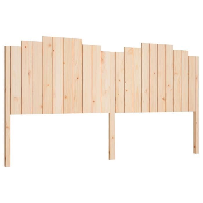vidaXL Tête de lit 206x4x110 cm Bois massif de pin  818490