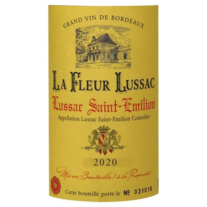 La Fleur Lussac 2022 Lussac Saint-Emilion - Vin rouge de Bordeaux
