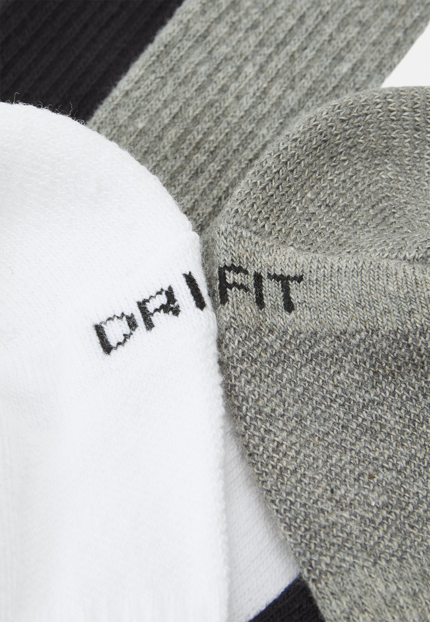Nike Performance EVERYDAY PLUS CREW UNISEX 6 PACK - Sportovní ponožky - bílá(černá)/karbonová vřesová(černá)/černá(bílá)