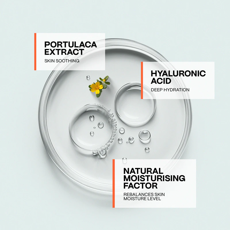 Tônico hidratante Saffee SensiDerm para pele seca e sensível.